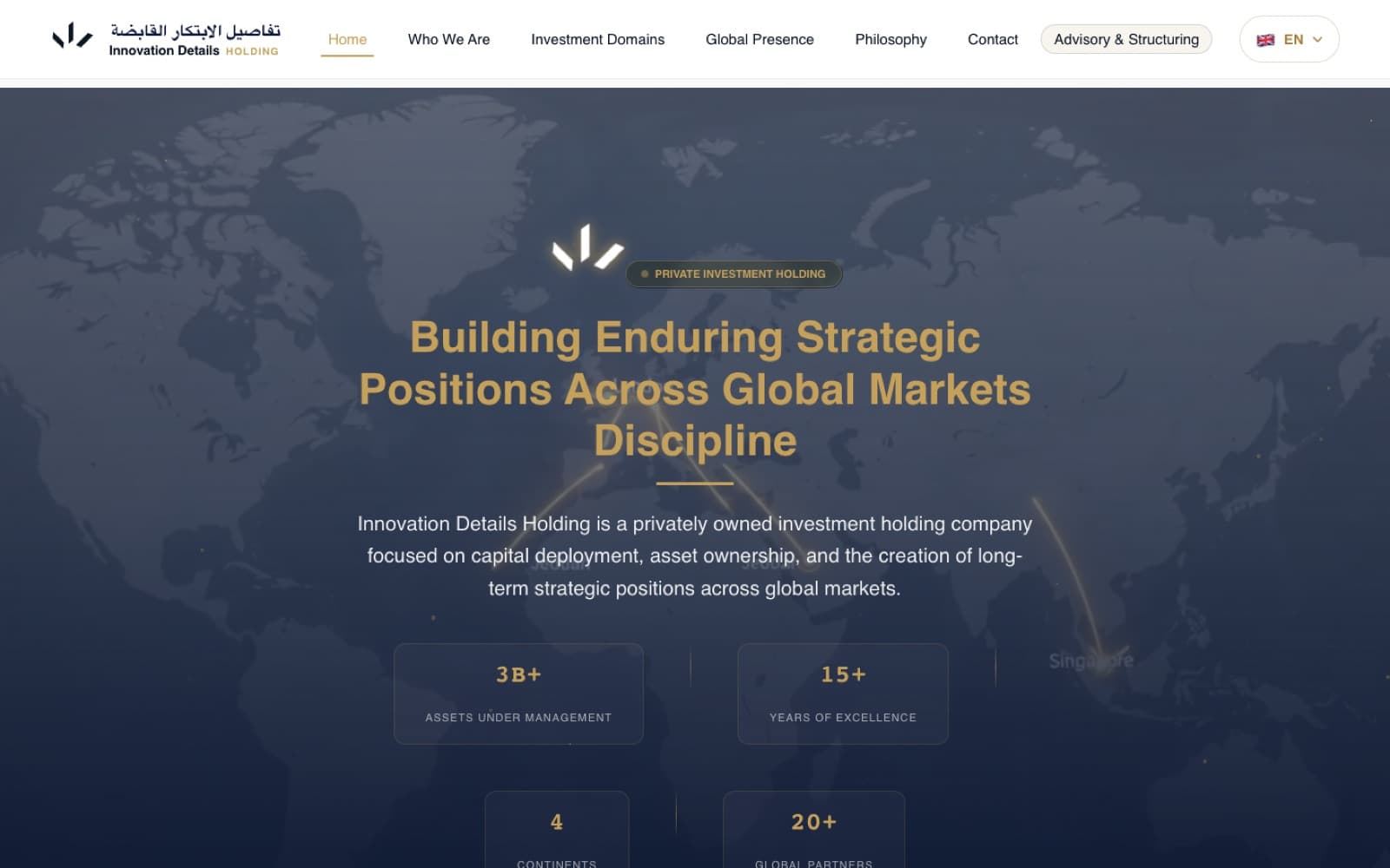 Innovation Details Holding on desktop and mobile