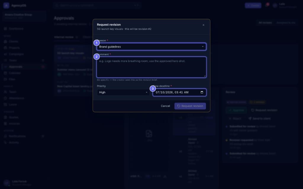 Marketing Agency System — Revision workspace